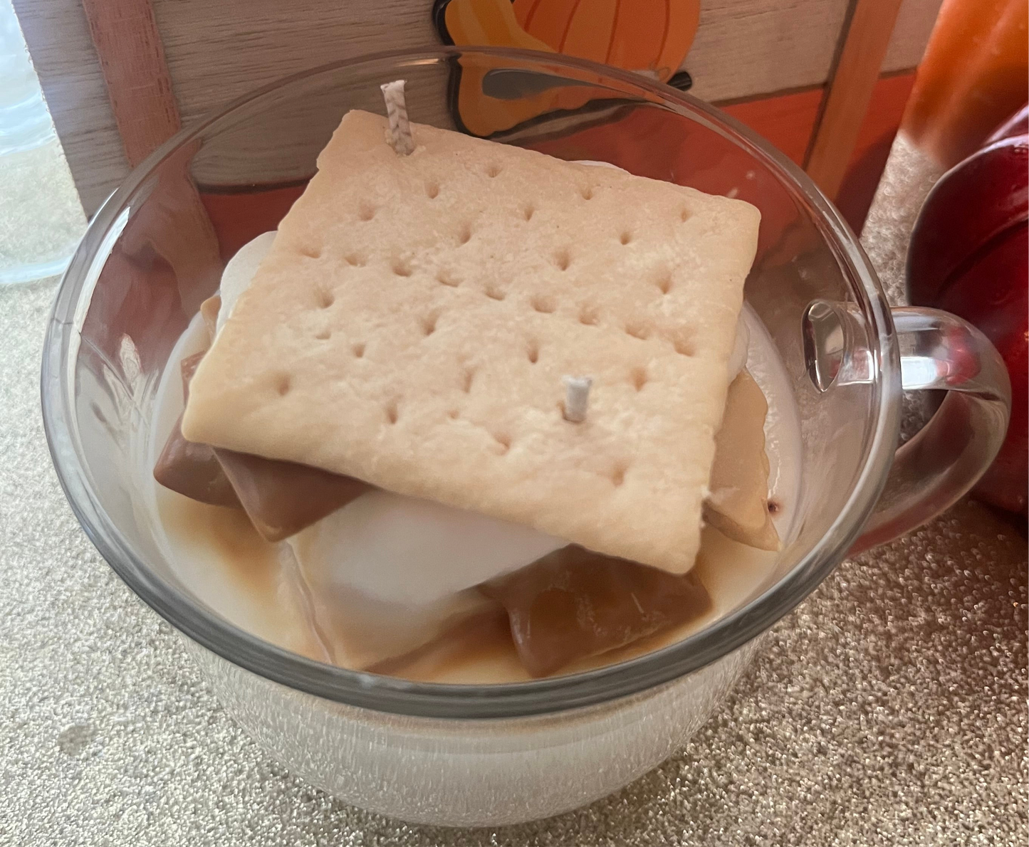 S’mores candle