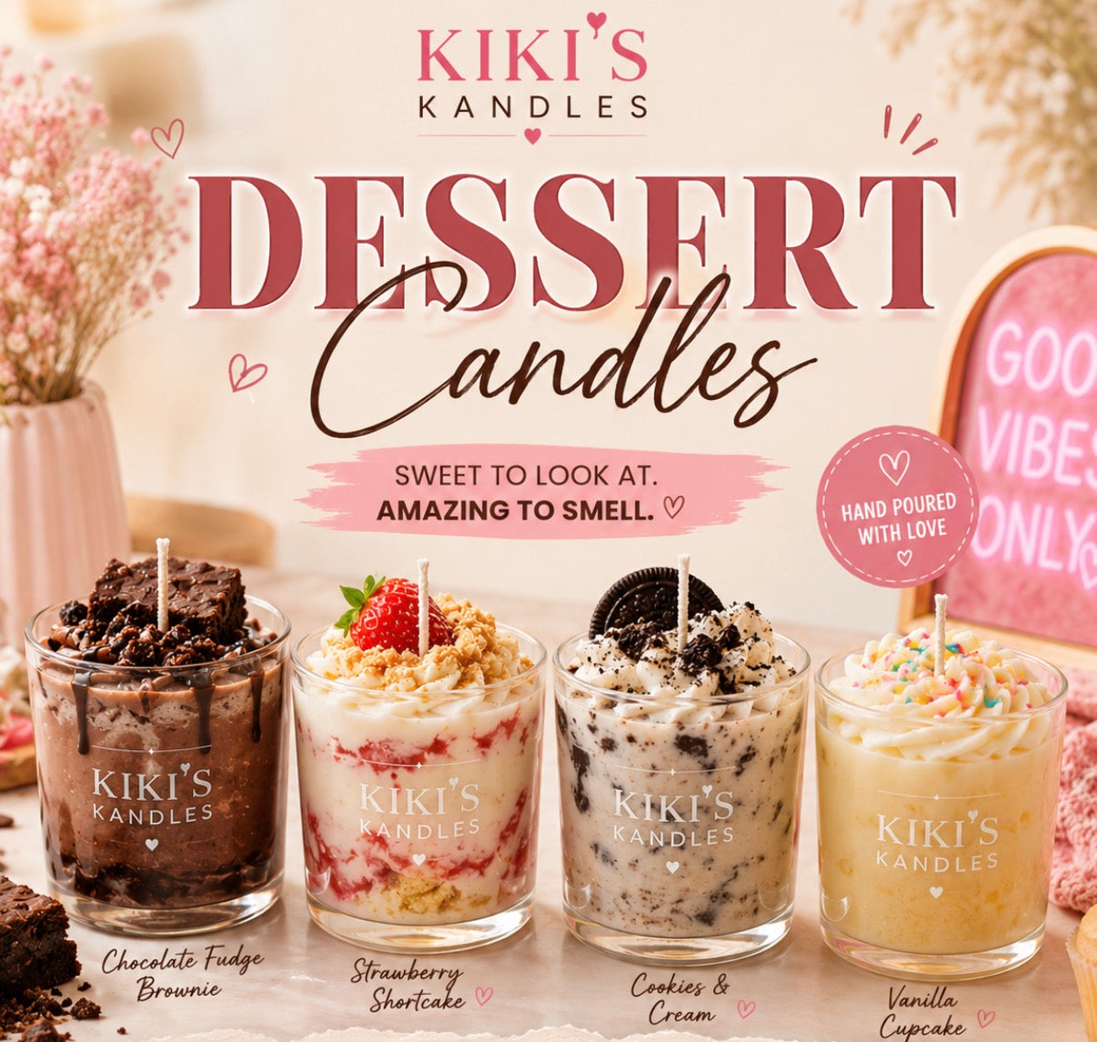 Dessert candles