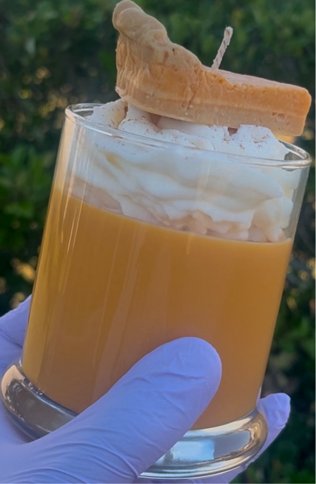 Pumpkin pie candle