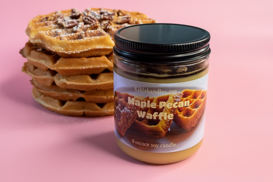 Maple pecan waffle candle